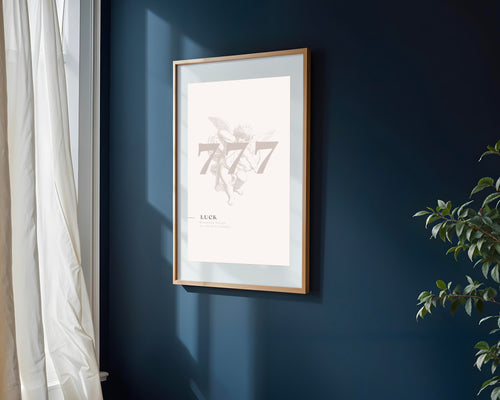777 de la Suerte | Cuadro decorativo de Monkey Canvas