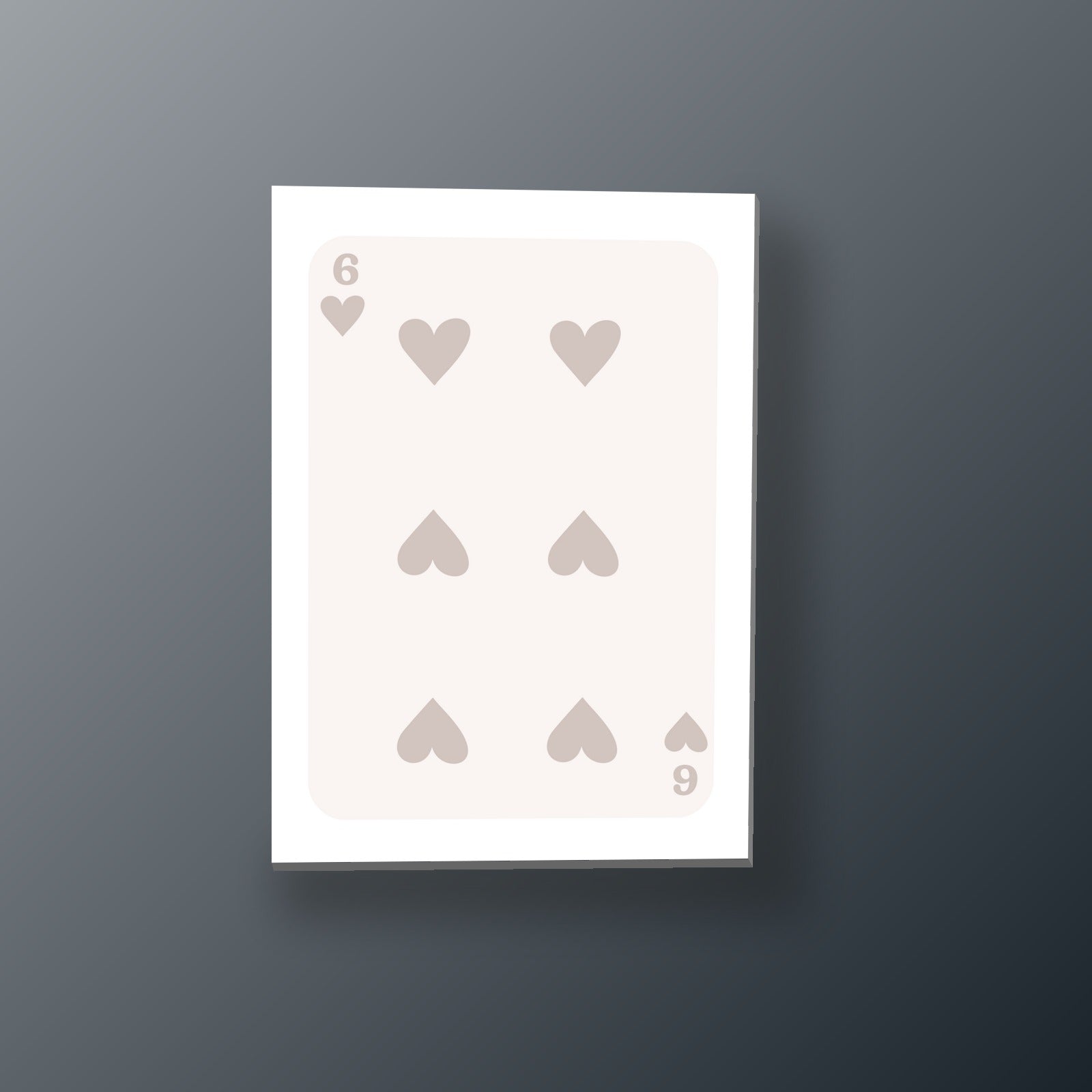 Seis Corazones Claro | Cuadro decorativo de Monkey Canvas