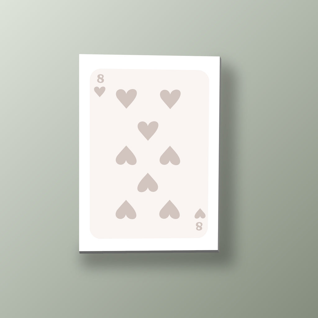 Ocho Corazones Claro | Cuadro decorativo de Monkey Canvas