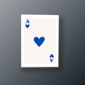As de Corazones Azul | Cuadro decorativo de Monkey Canvas
