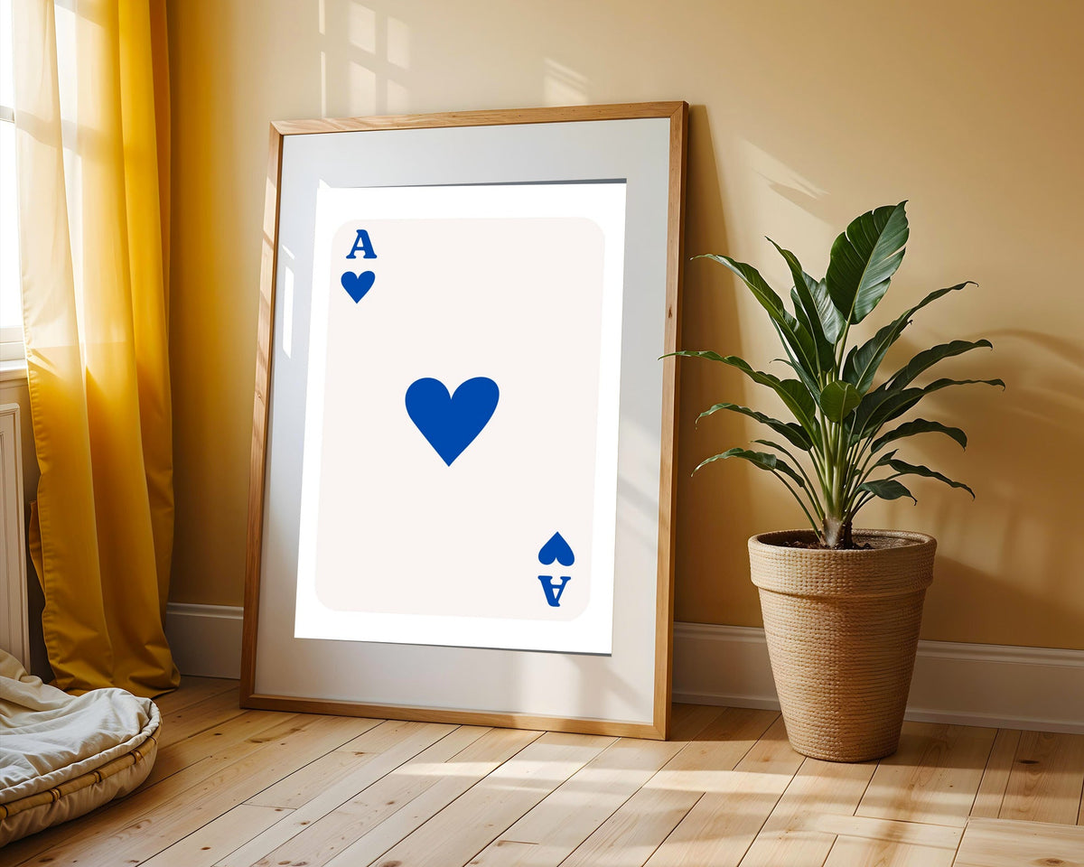As de Corazones Azul