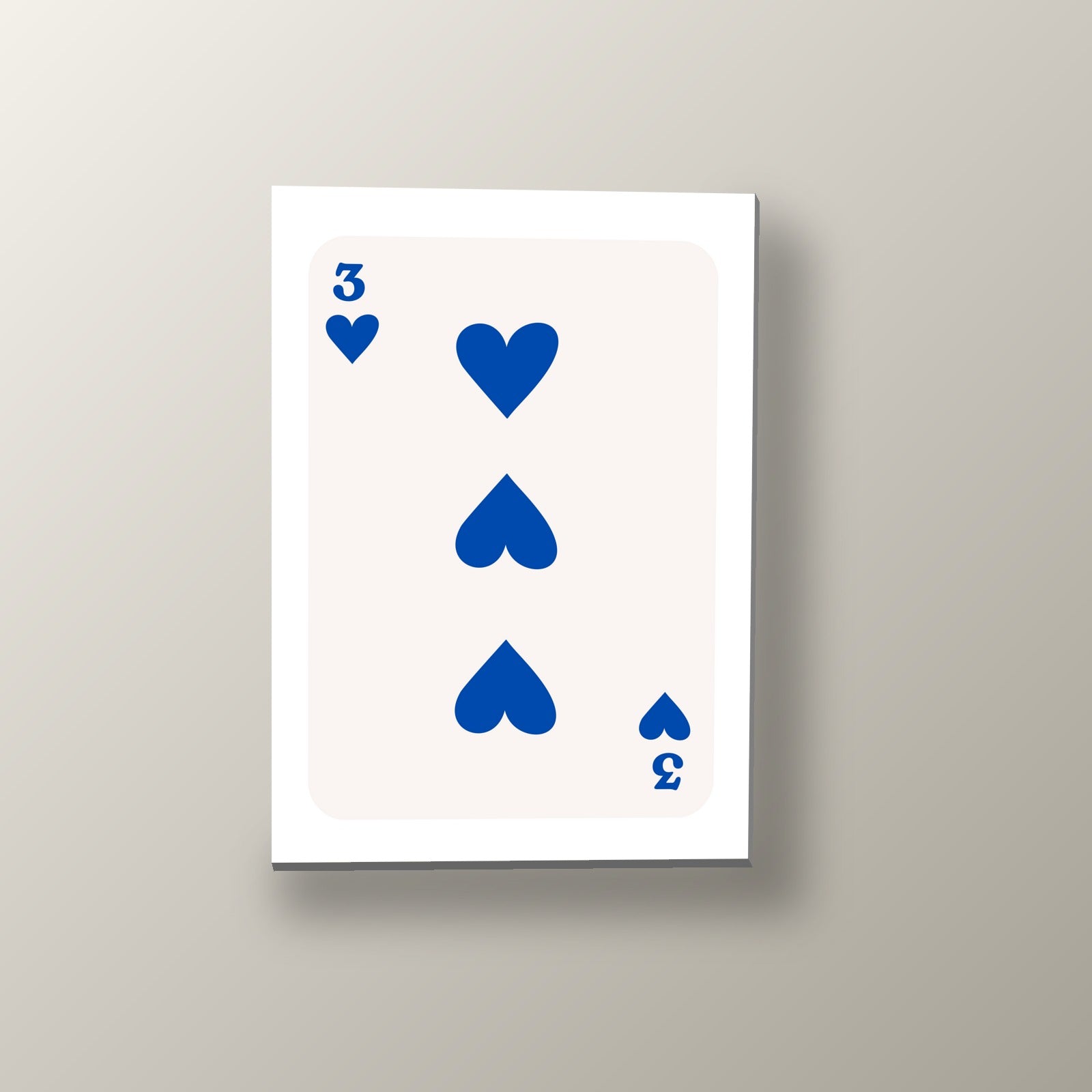 Tres Corazones Azul | Cuadro decorativo de Monkey Canvas