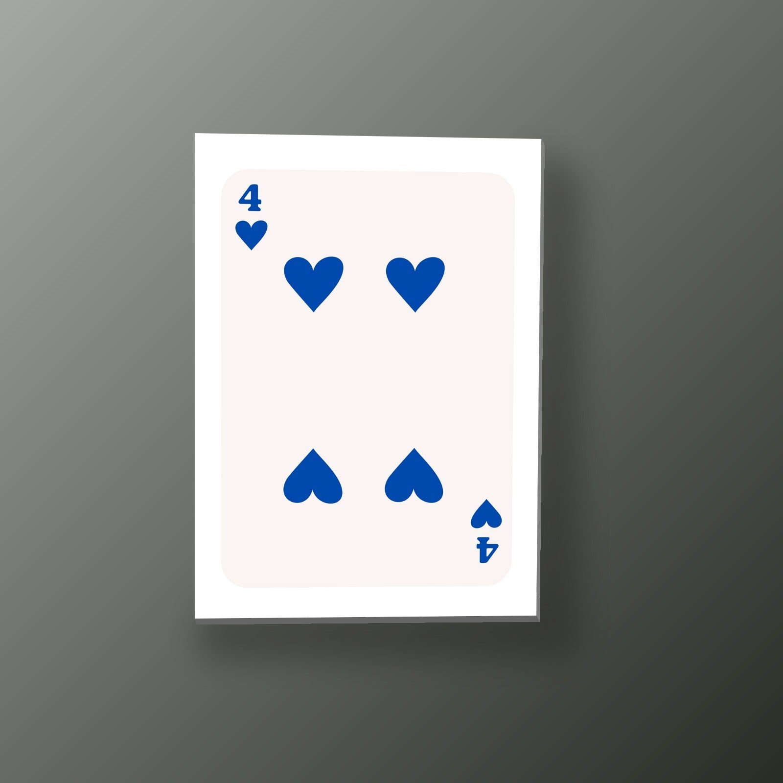 Cuatro Corazones Azul | Cuadro decorativo de Monkey Canvas