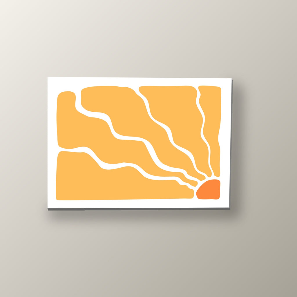 Atardecer en Ondas | Cuadro decorativo de Monkey Canvas