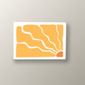 Atardecer en Ondas | Cuadro decorativo de Monkey Canvas
