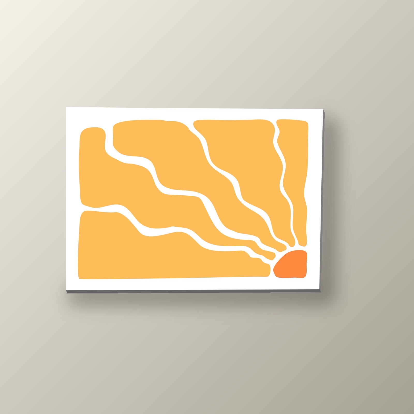 Atardecer en Ondas | Cuadro decorativo de Monkey Canvas