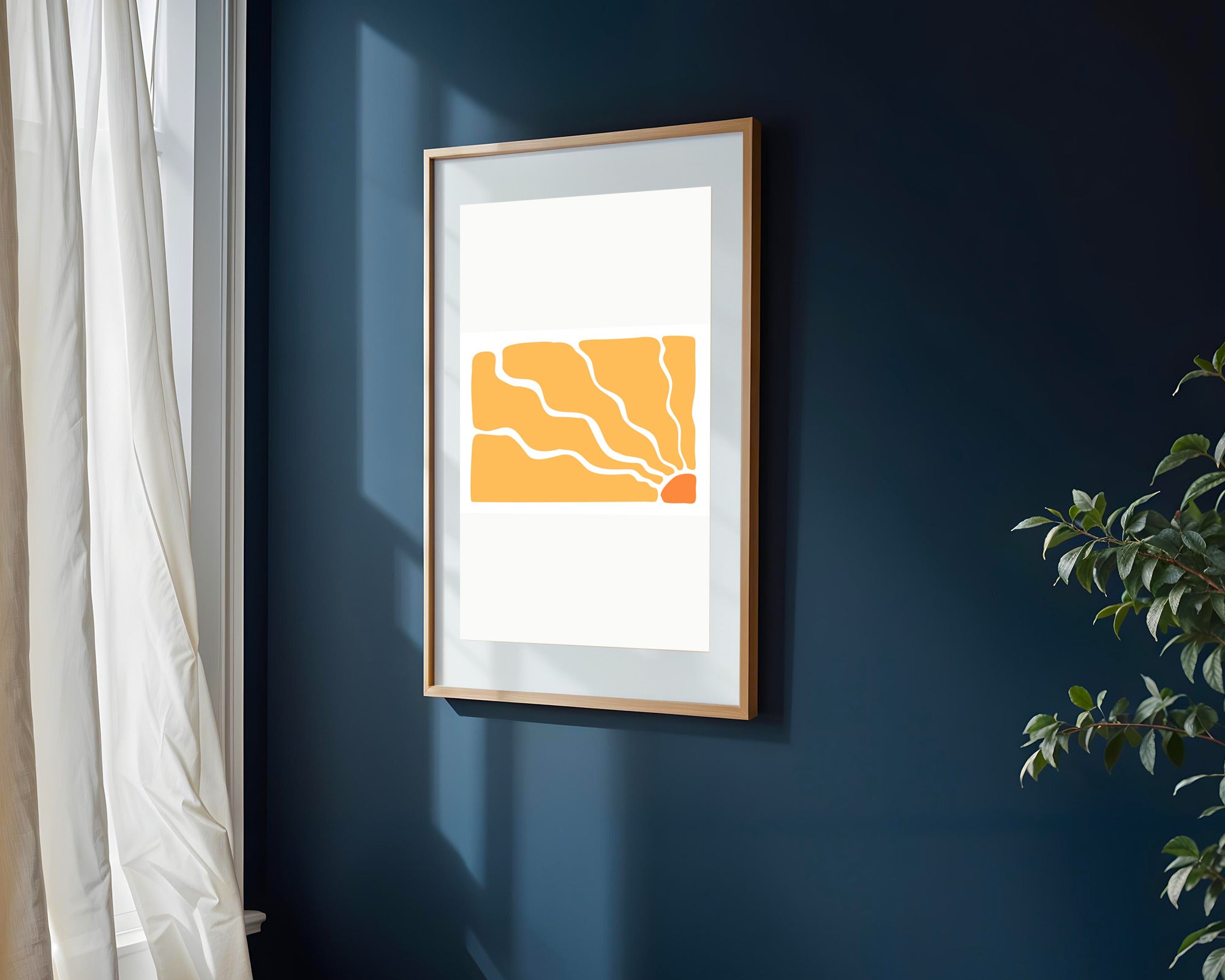 Atardecer en Ondas | Cuadro decorativo de Monkey Canvas