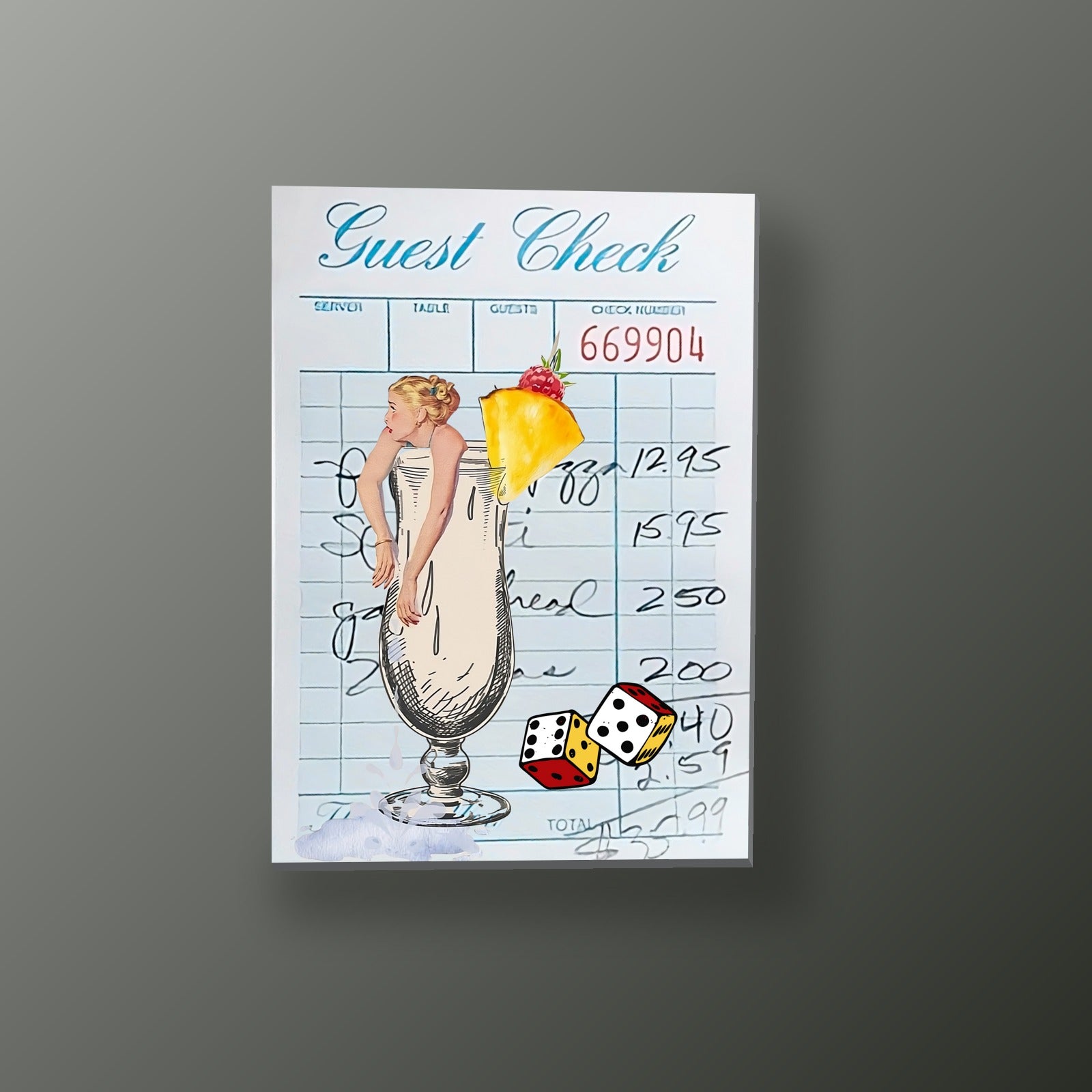 Cuenta con Dados | Cuadro decorativo de Monkey Canvas