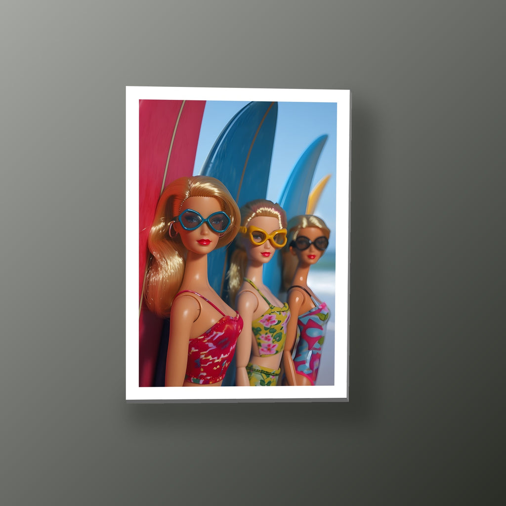 Muñecas Surfistas | Cuadro decorativo de Monkey Canvas