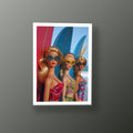 Muñecas Surfistas | Cuadro decorativo de Monkey Canvas