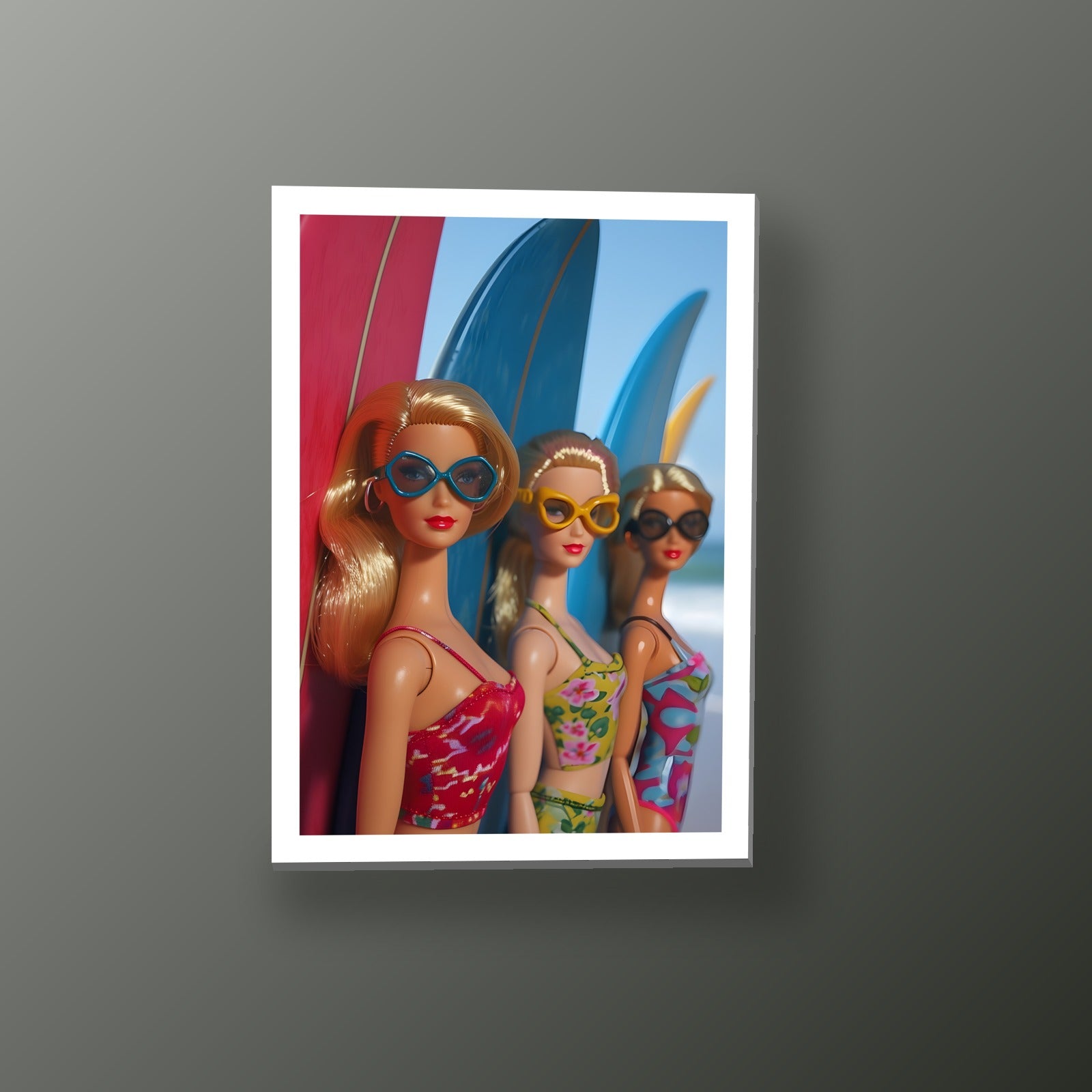 Muñecas Surfistas | Cuadro decorativo de Monkey Canvas