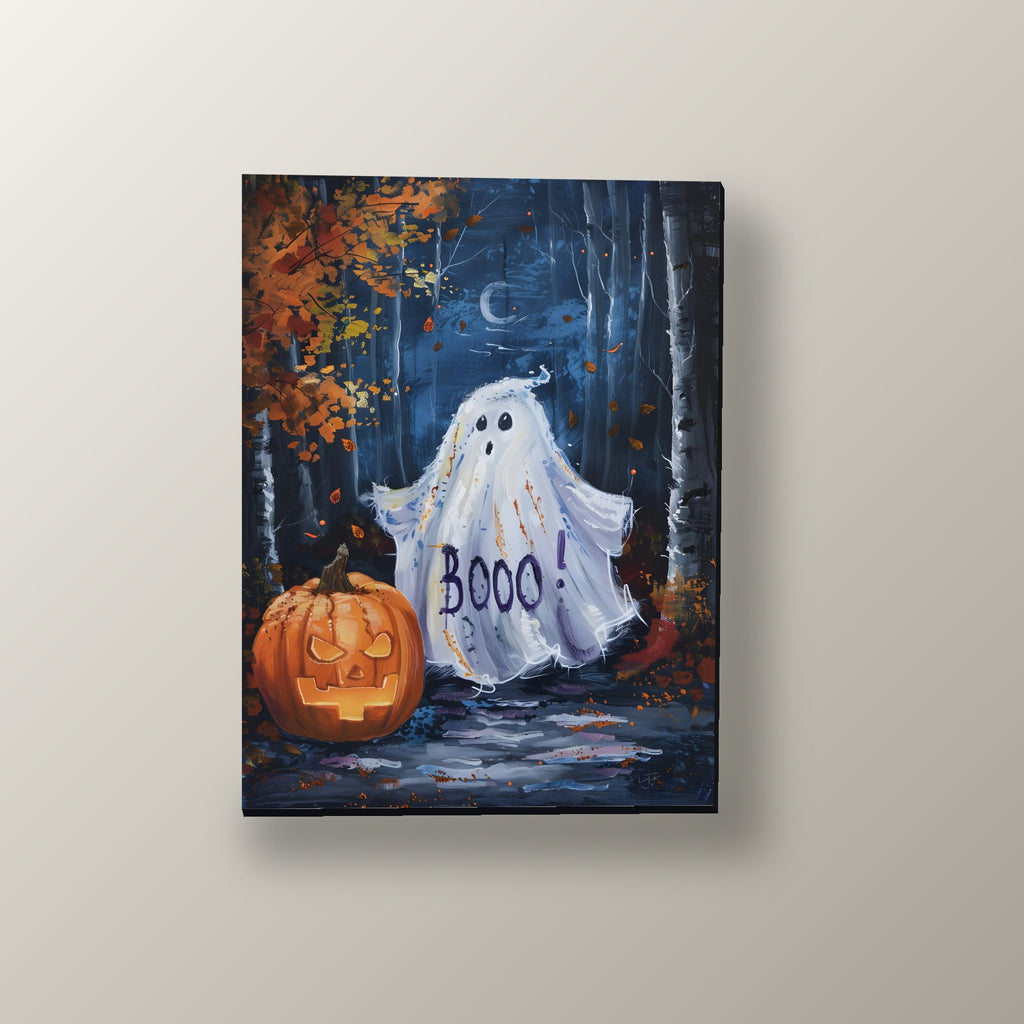 Fantasma Travieso de Halloween | Cuadro decorativo de Monkey Canvas