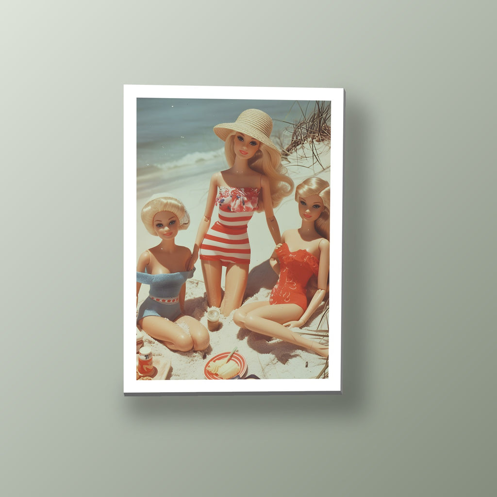 Picnic en la Arena | Cuadro decorativo de Monkey Canvas