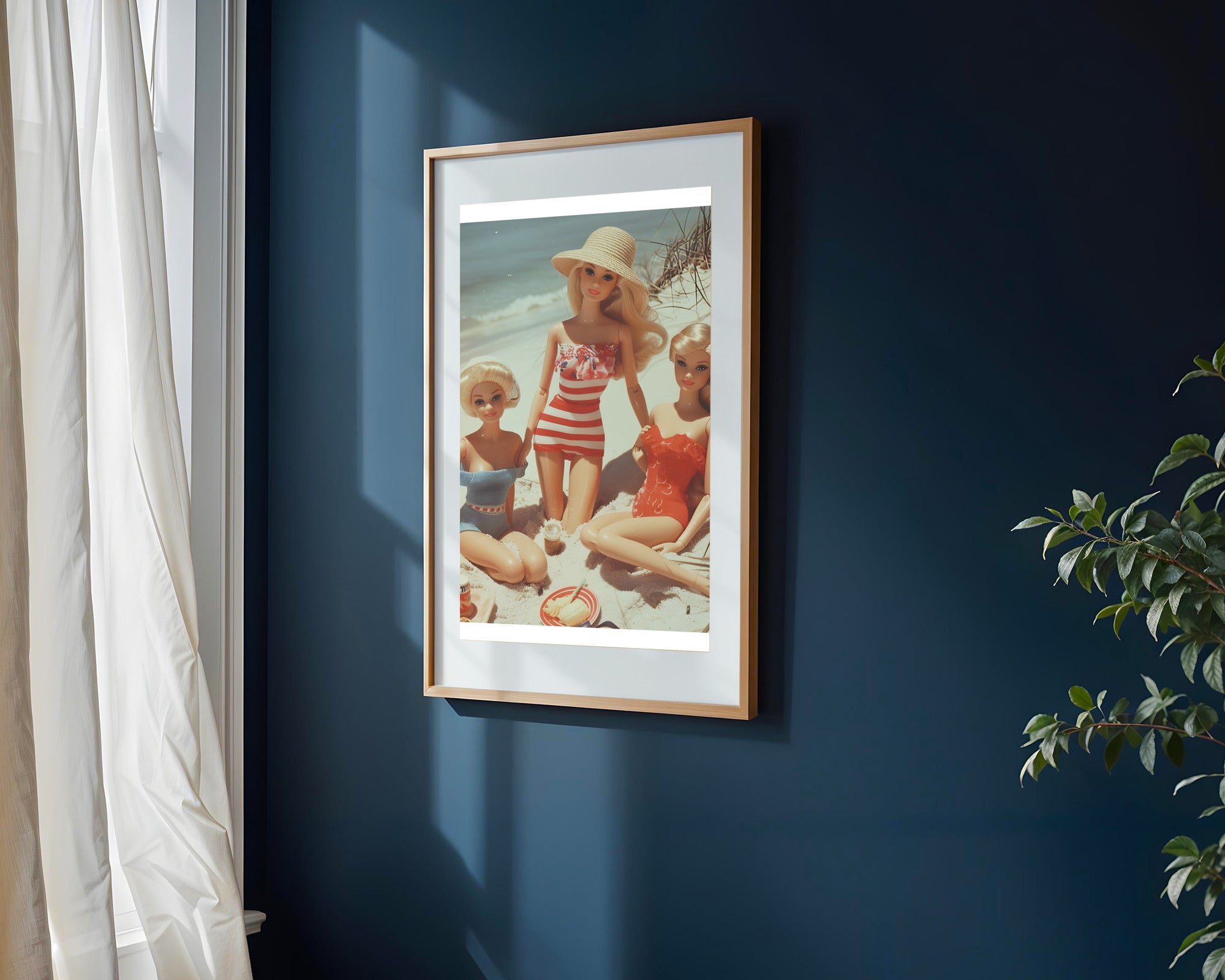 Picnic en la Arena | Cuadro decorativo de Monkey Canvas