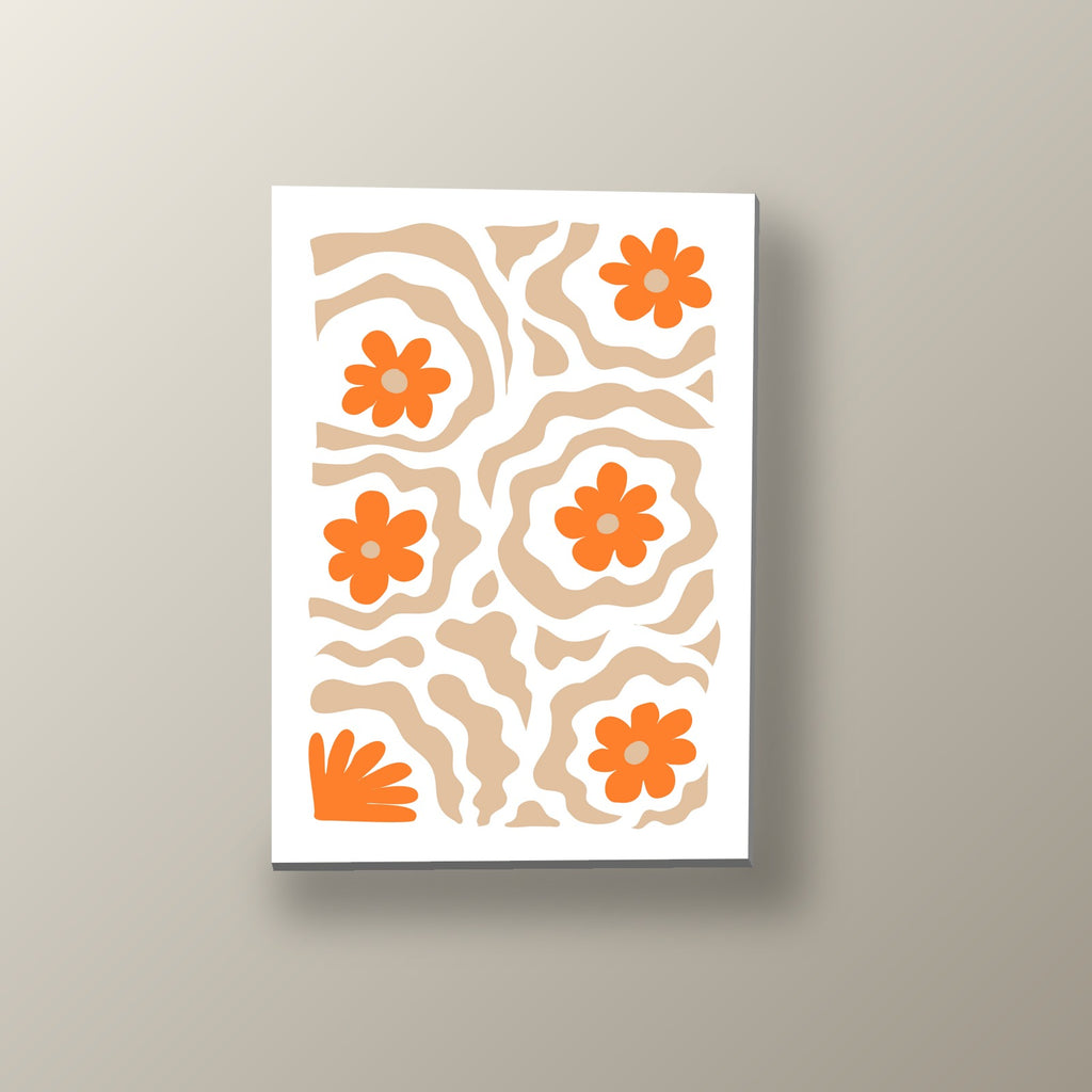 Flores Boho Beige | Cuadro decorativo de Monkey Canvas