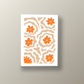 Flores Boho Beige | Cuadro decorativo de Monkey Canvas