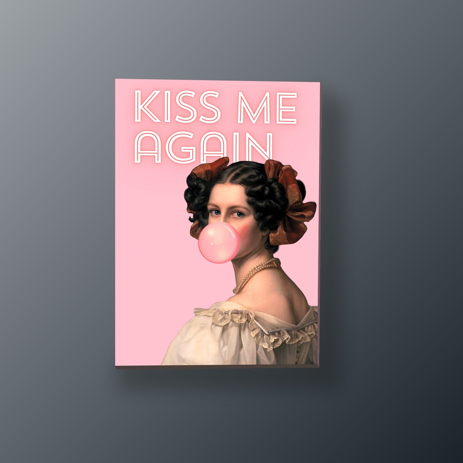 Beso de Chicle | Cuadro decorativo de Monkey Canvas
