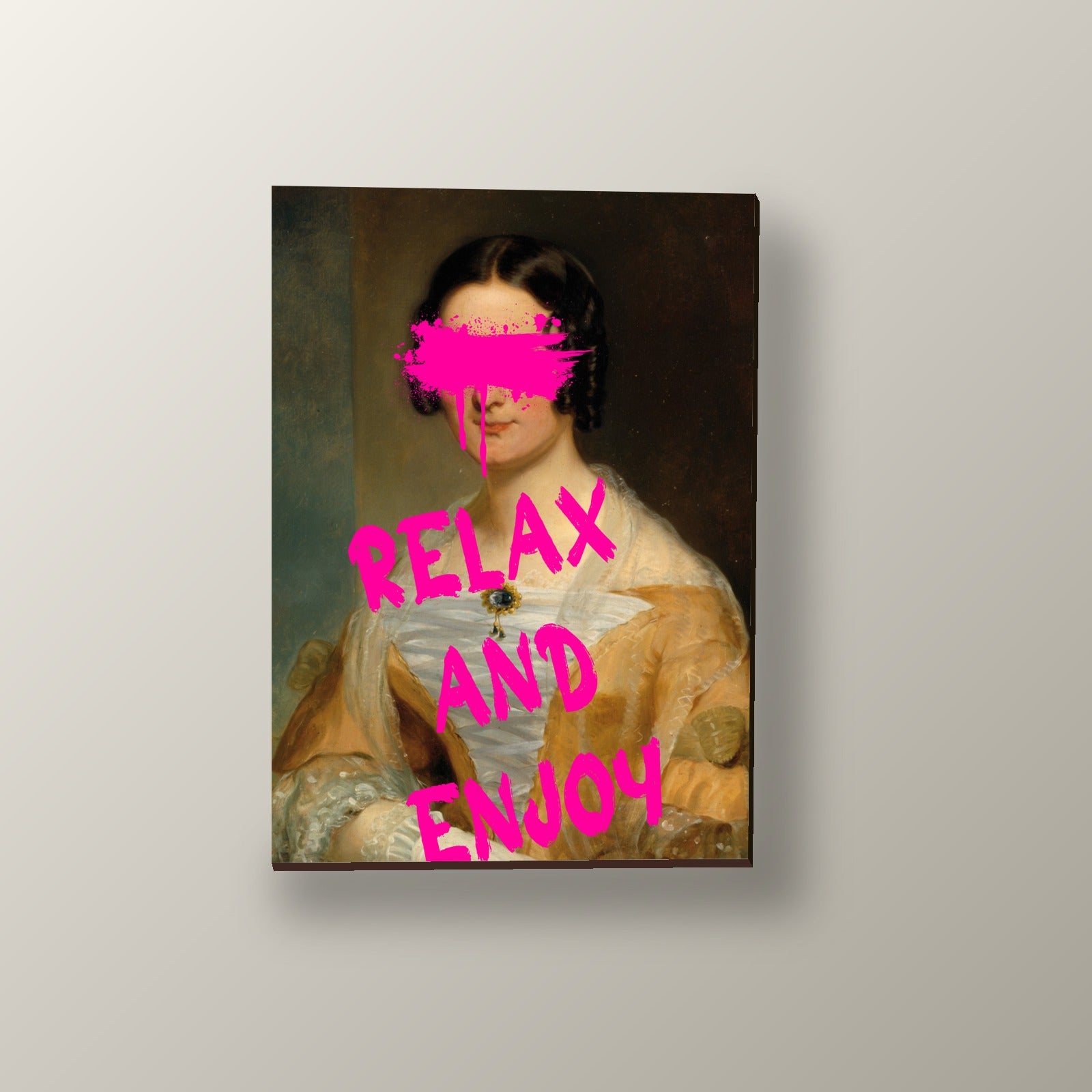 Splash Rosa Vintage | Cuadro decorativo de Monkey Canvas