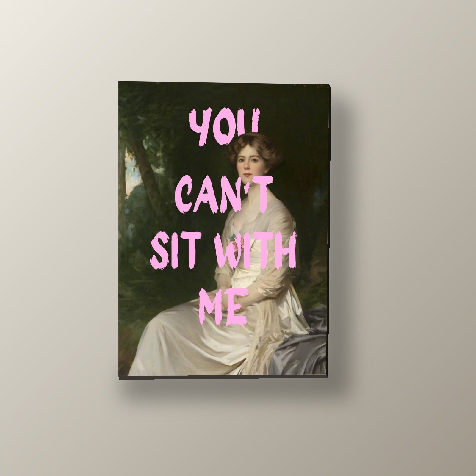 Actitud en Rosa | Cuadro decorativo de Monkey Canvas