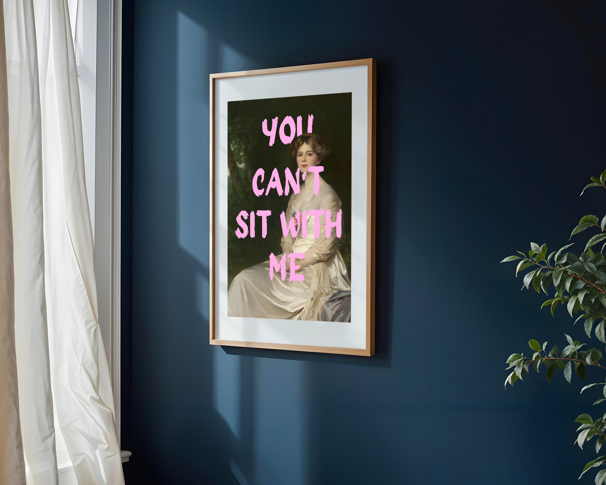 Actitud en Rosa | Cuadro decorativo de Monkey Canvas