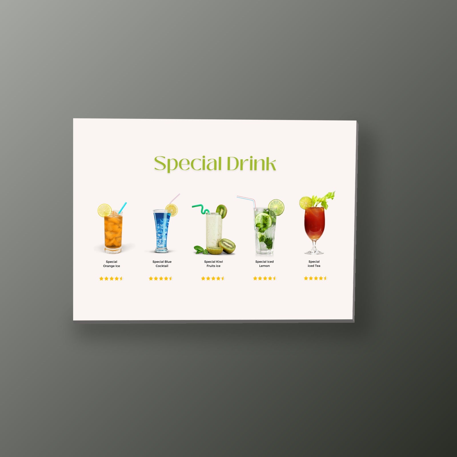 Bebidas Especiales | Cuadro decorativo de Monkey Canvas