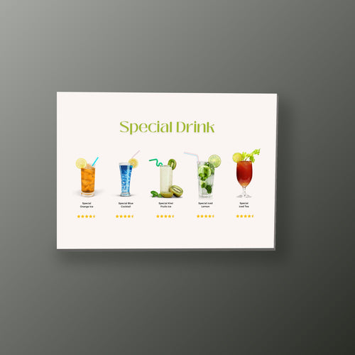 Bebidas Especiales | Cuadro decorativo de Monkey Canvas