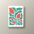 Tulipán Rojo Minimalista | Cuadro decorativo de Monkey Canvas
