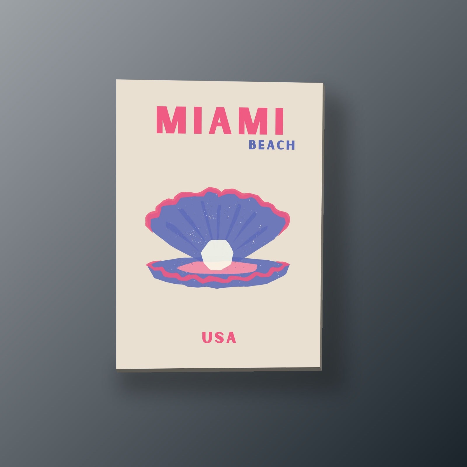 Perla de Miami | Cuadro decorativo de Monkey Canvas