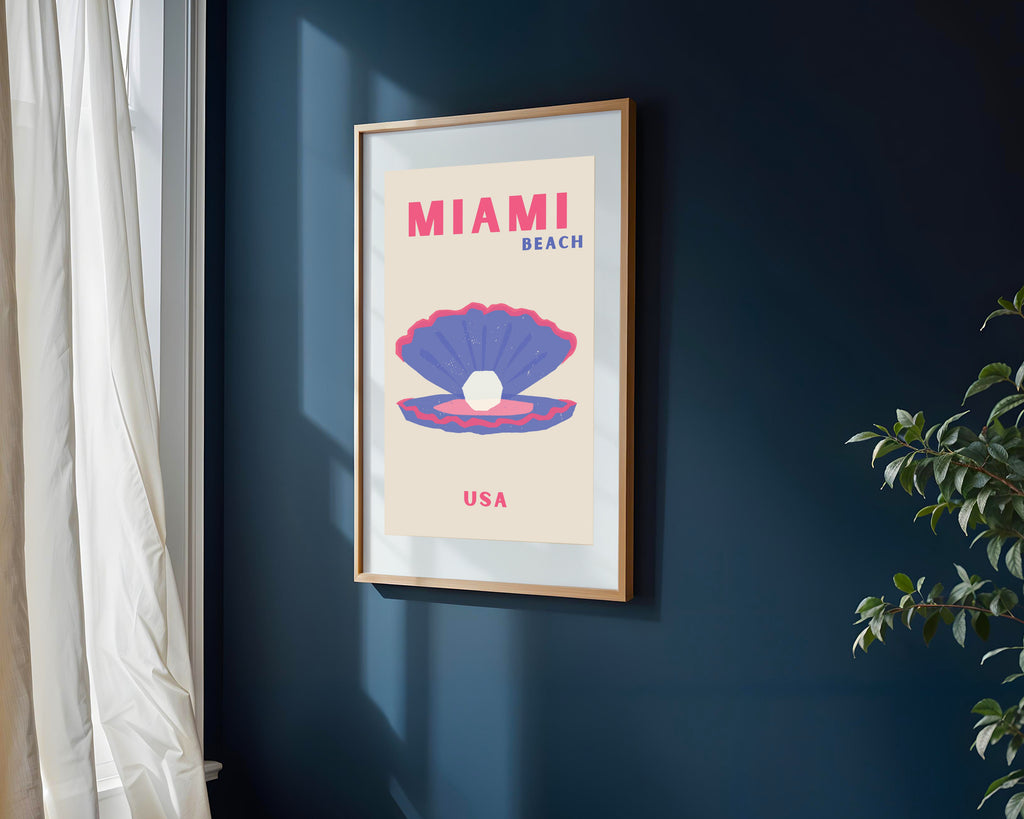Perla de Miami | Cuadro decorativo de Monkey Canvas