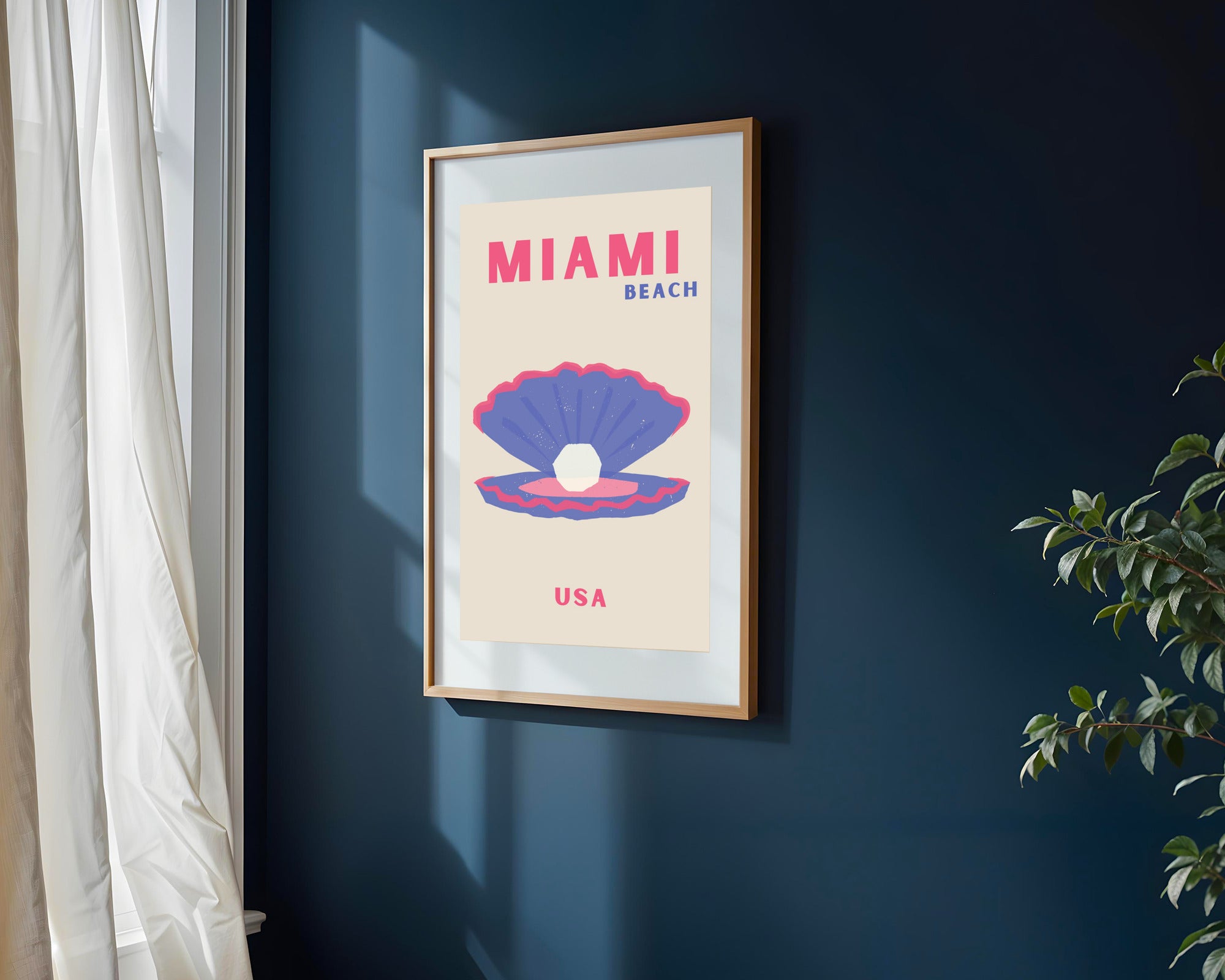 Perla de Miami | Cuadro decorativo de Monkey Canvas