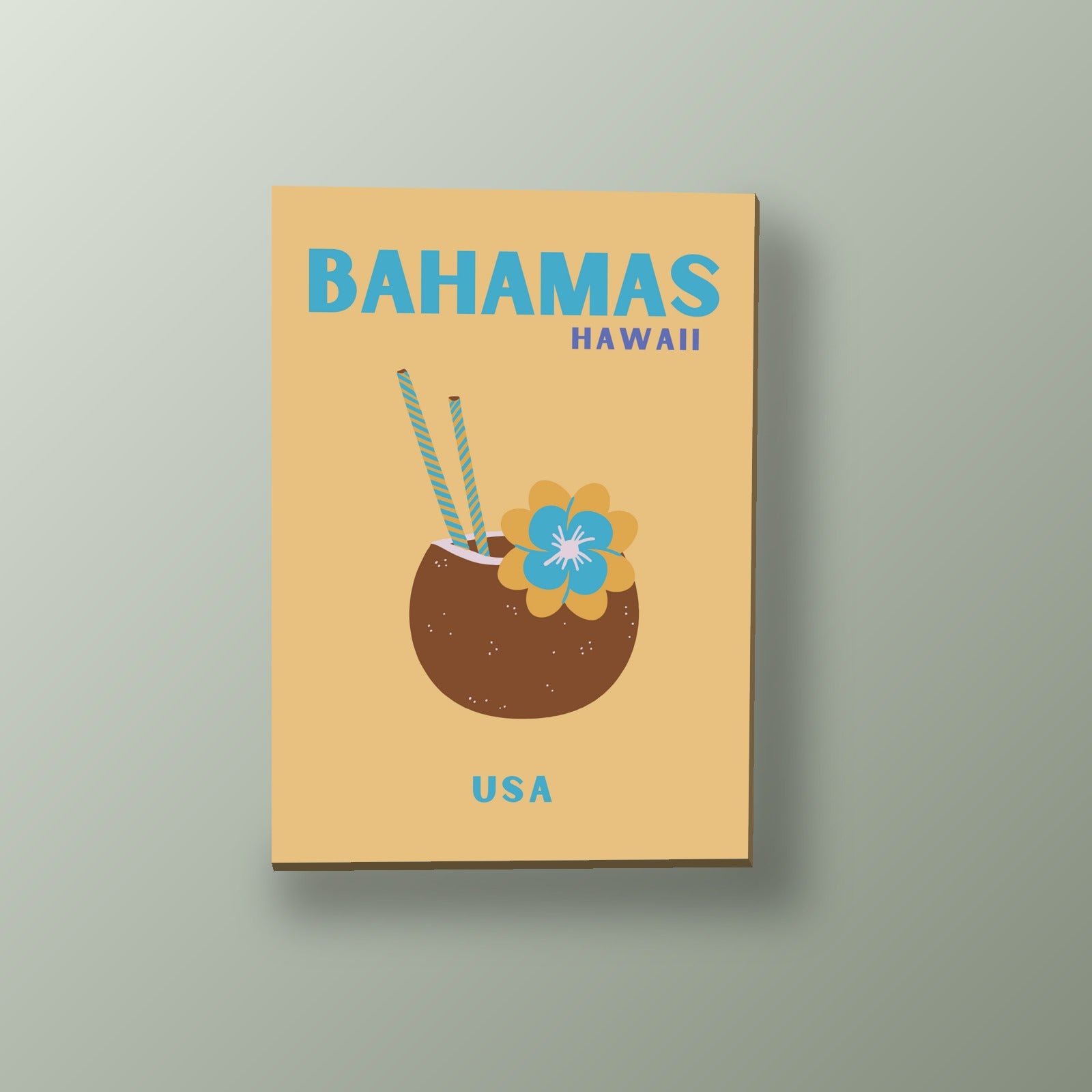 Coco Tropical | Cuadro decorativo de Monkey Canvas
