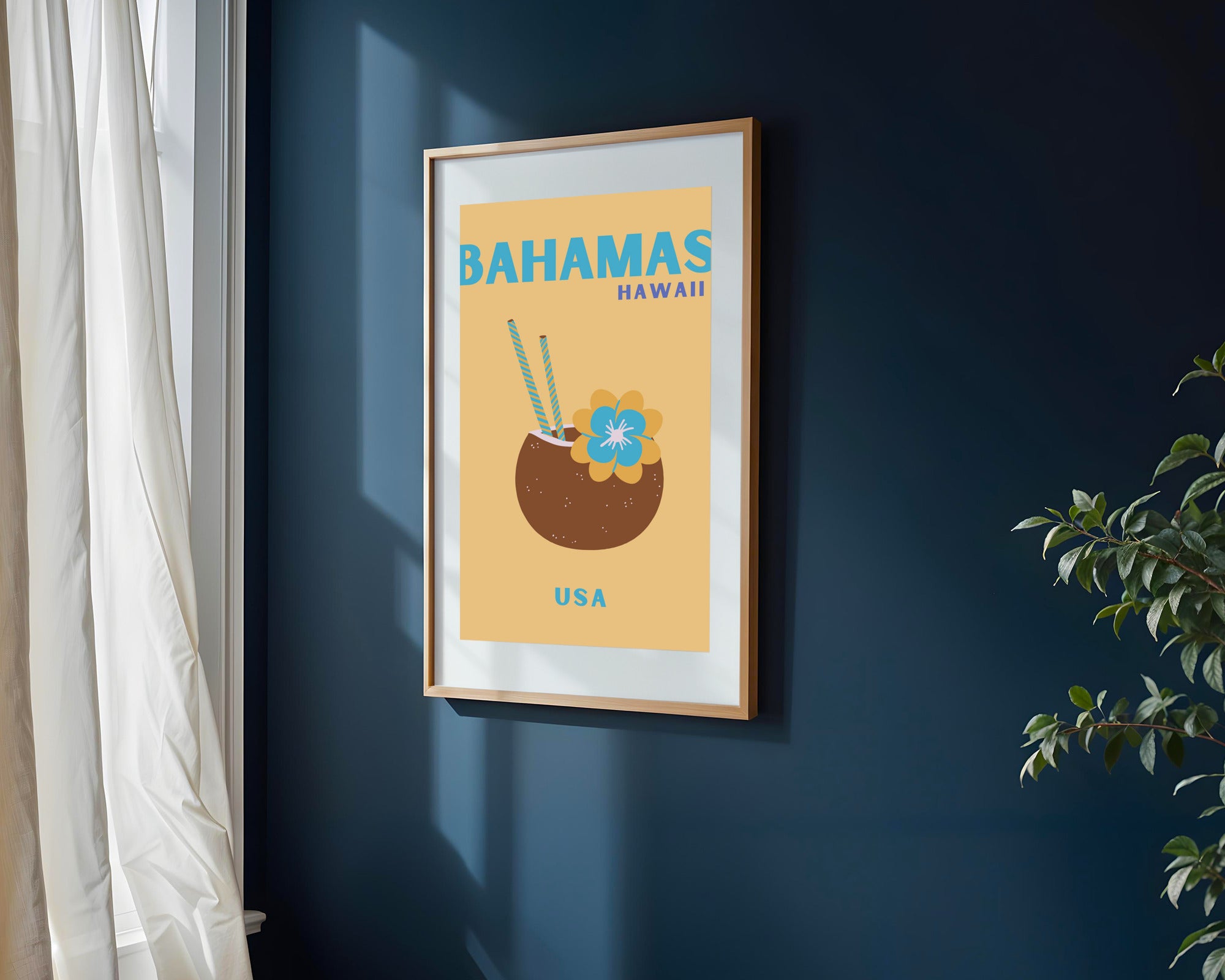 Coco Tropical | Cuadro decorativo de Monkey Canvas