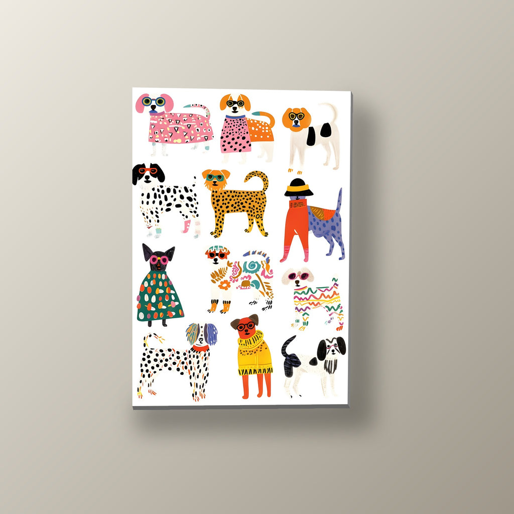 Perritos con Estilo | Cuadro decorativo de Monkey Canvas