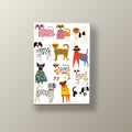 Perritos con Estilo | Cuadro decorativo de Monkey Canvas