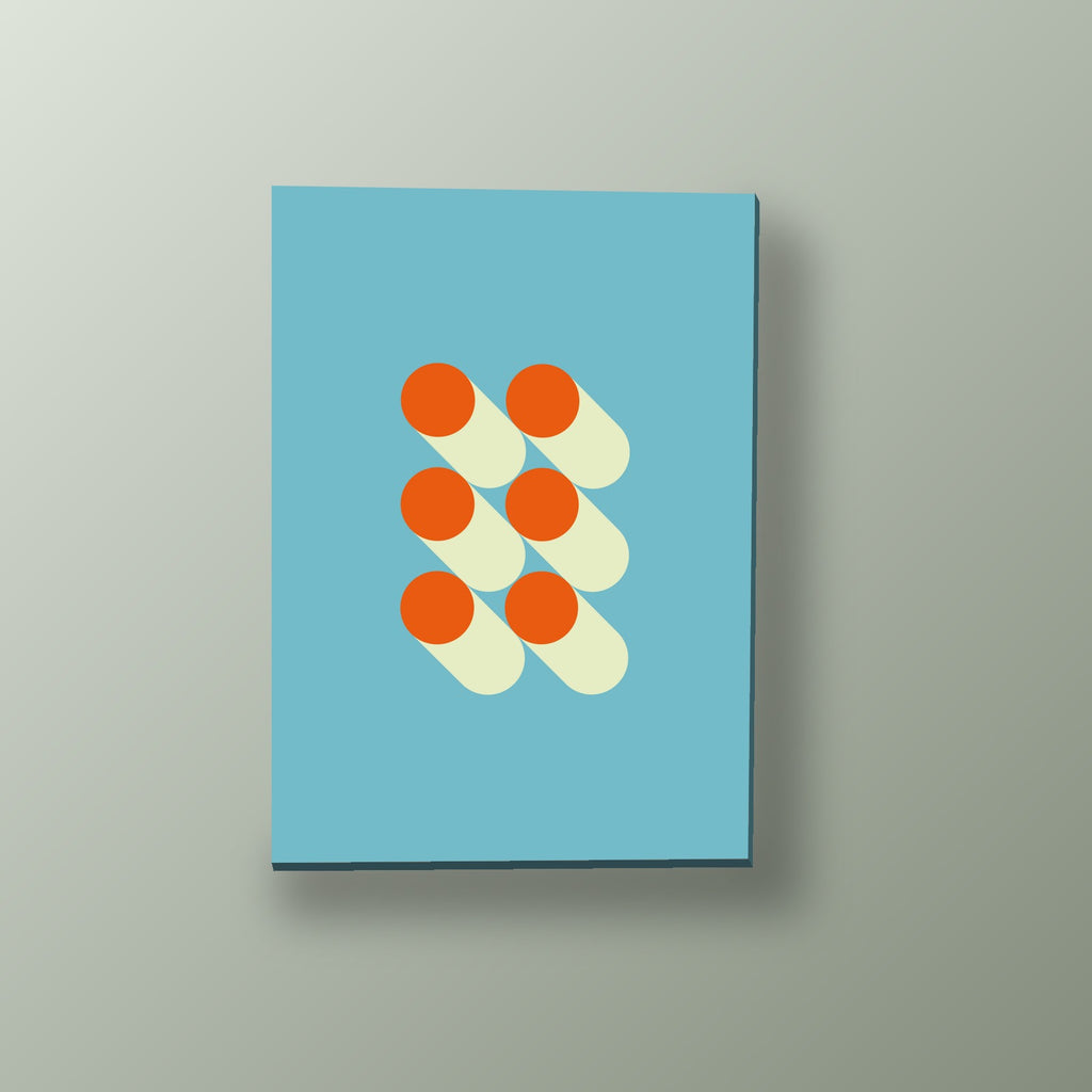 Cápsulas Retro | Cuadro decorativo de Monkey Canvas
