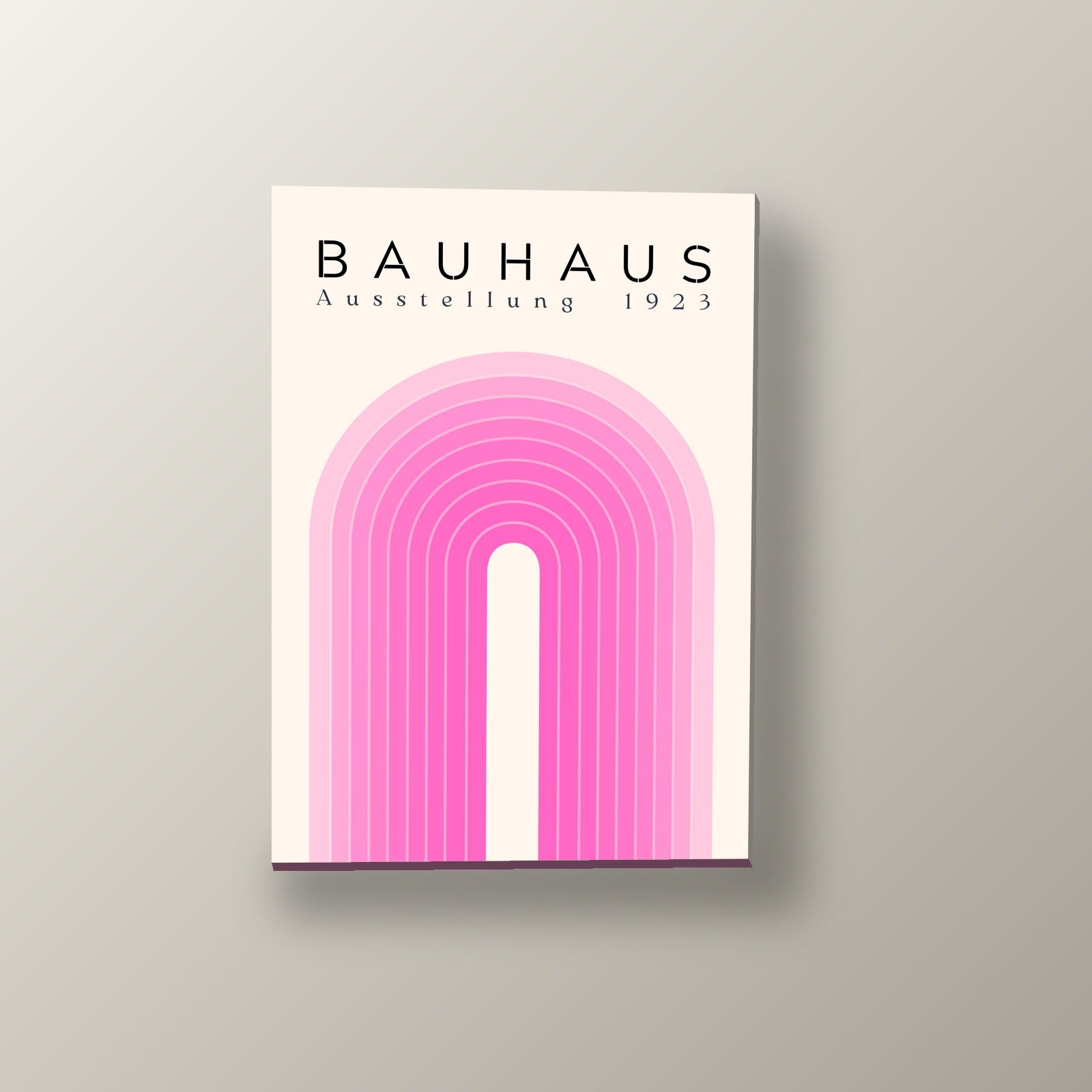 Arco Rosa Bauhaus | Cuadro decorativo de Monkey Canvas