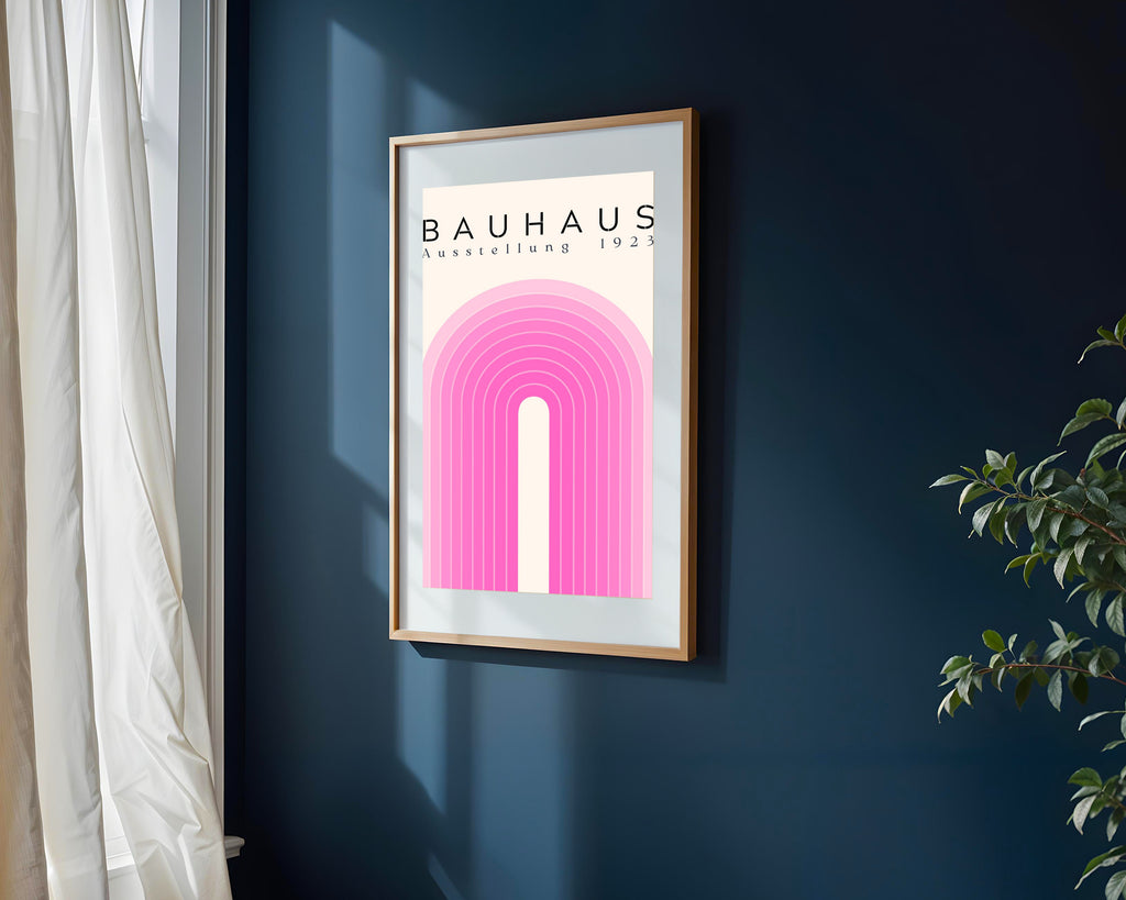 Arco Rosa Bauhaus | Cuadro decorativo de Monkey Canvas