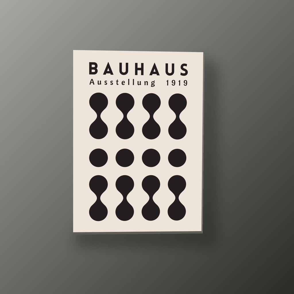 Reloj de Arena Bauhaus | Cuadro decorativo de Monkey Canvas