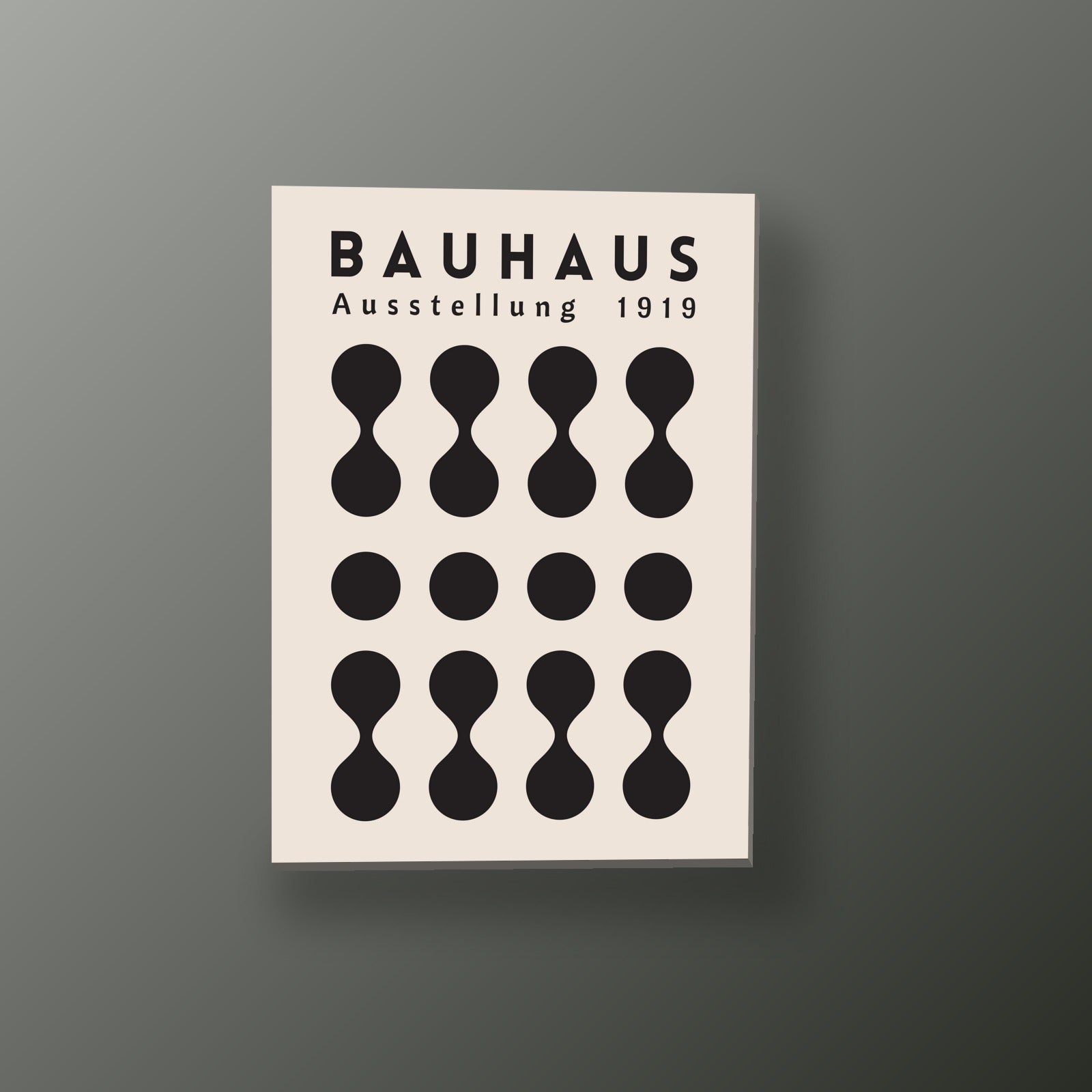 Reloj de Arena Bauhaus | Cuadro decorativo de Monkey Canvas