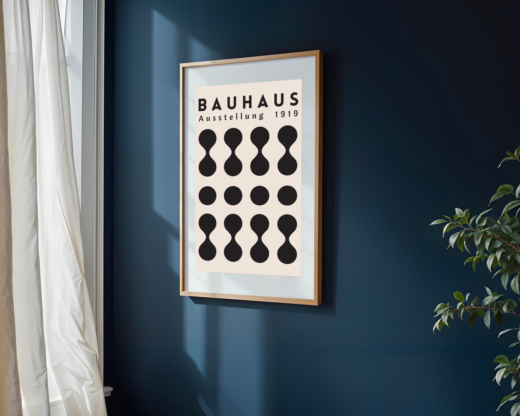 Reloj de Arena Bauhaus | Cuadro decorativo de Monkey Canvas