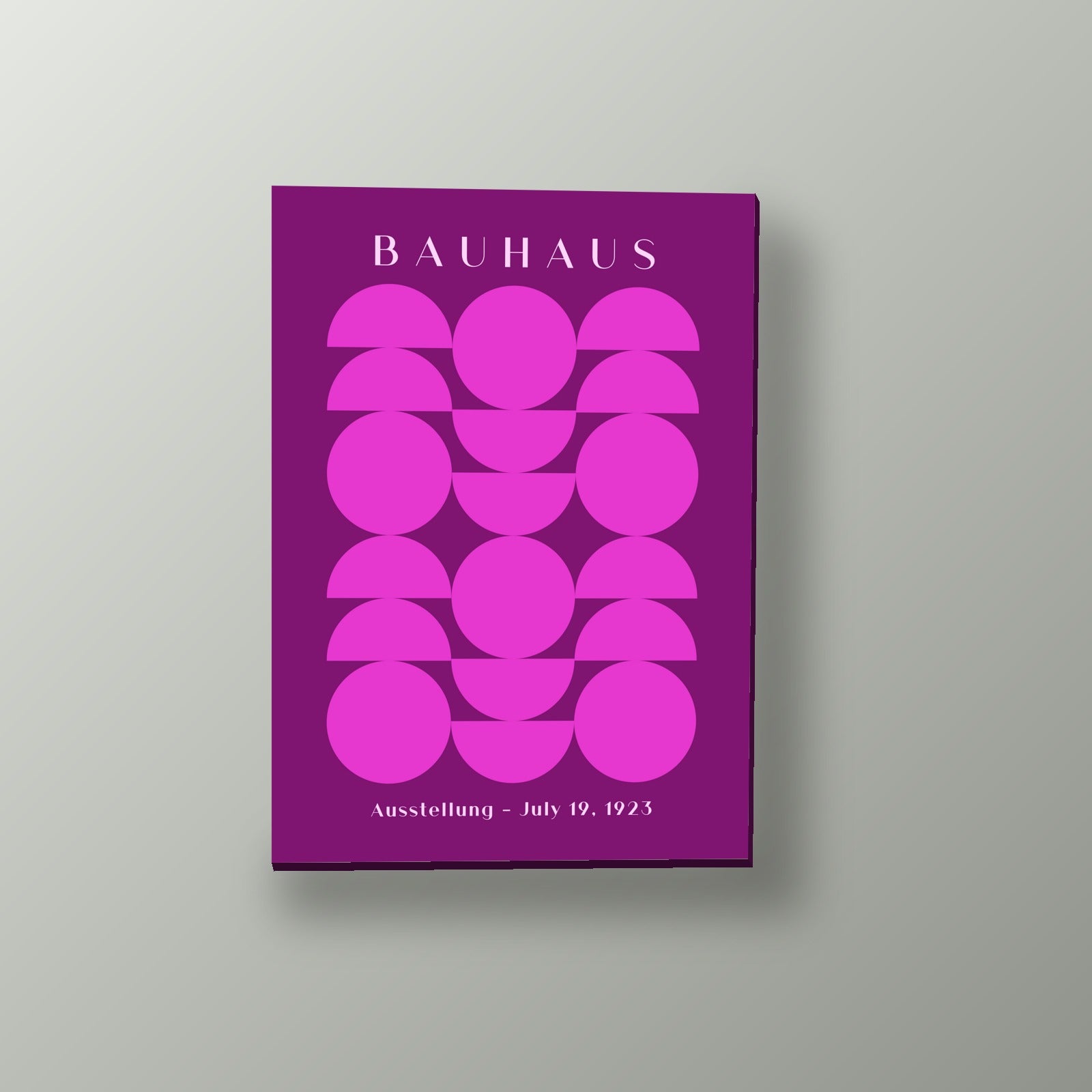 Círculos Magenta | Cuadro decorativo de Monkey Canvas