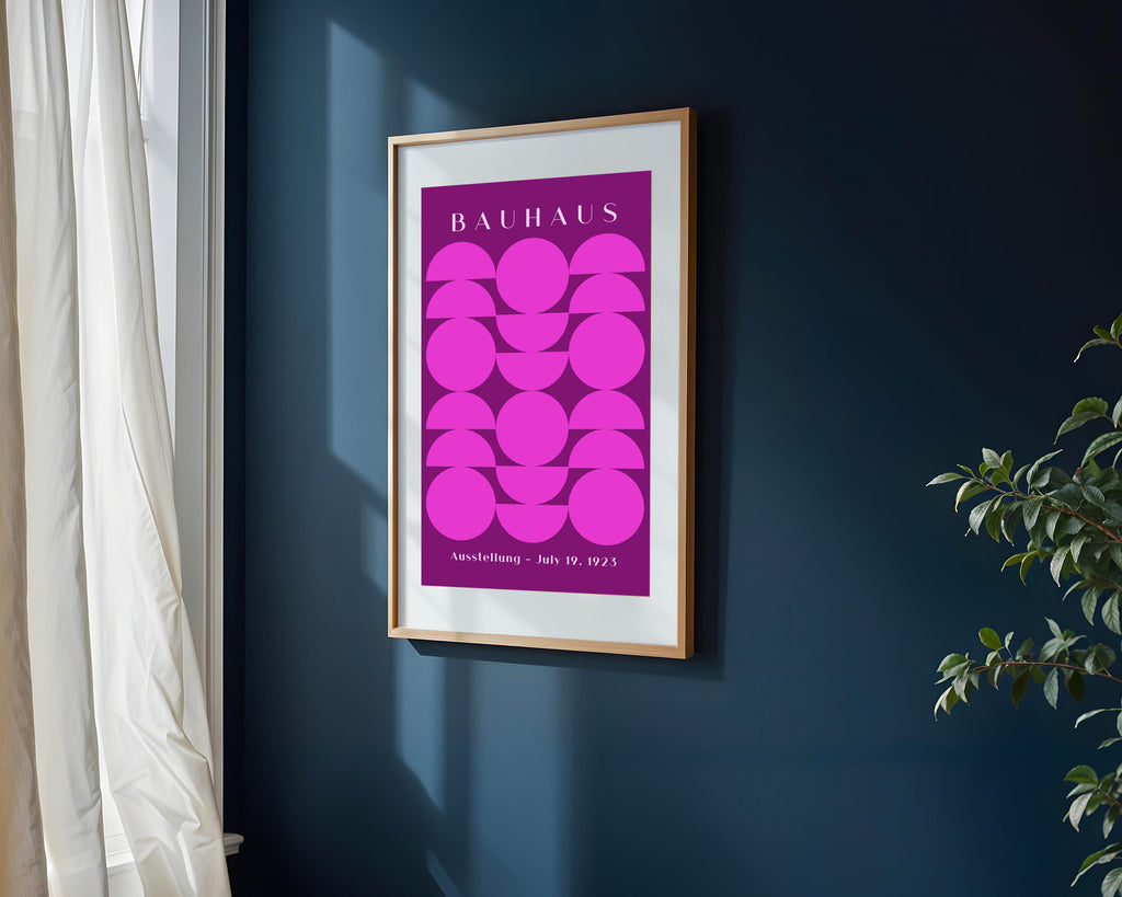 Círculos Magenta | Cuadro decorativo de Monkey Canvas