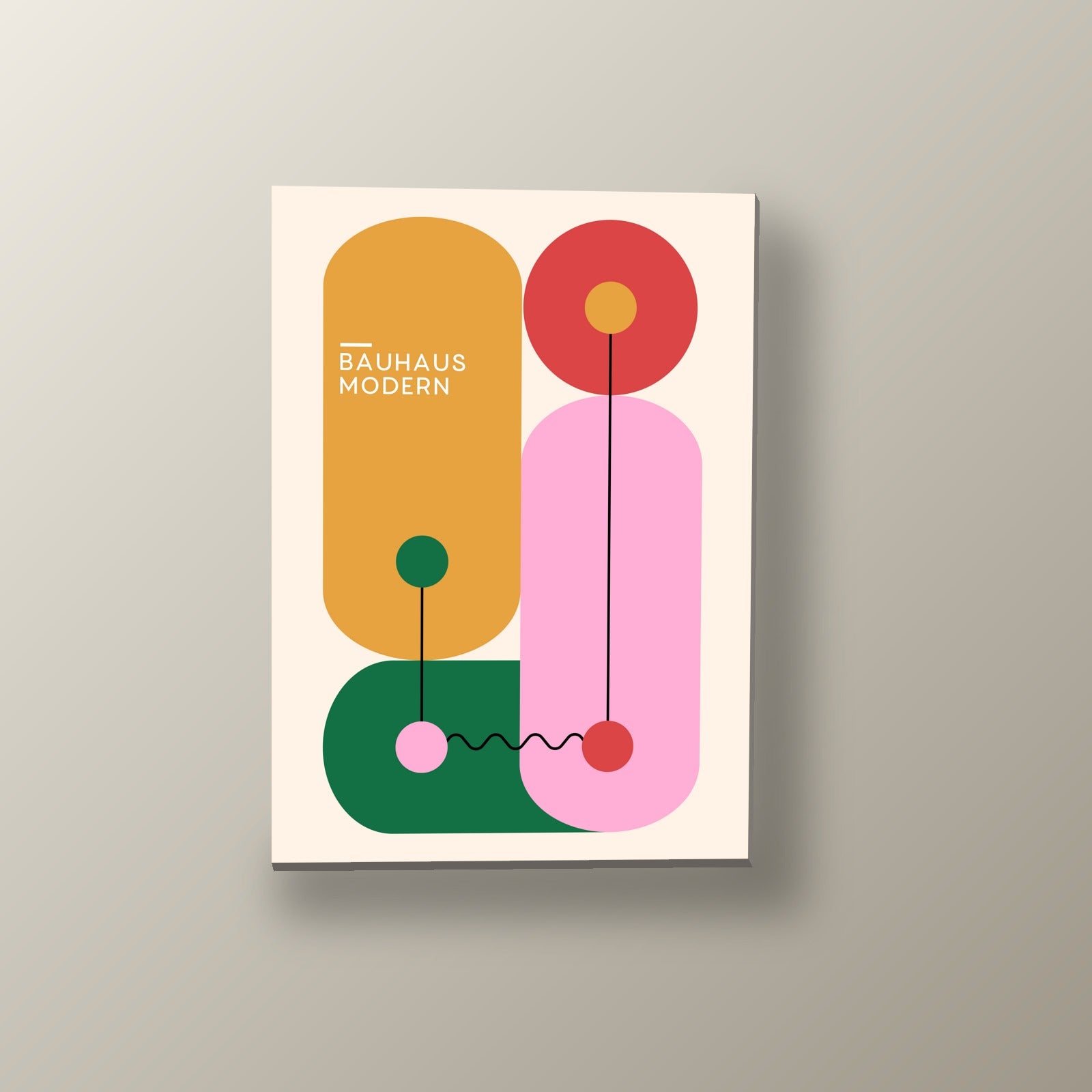 Bauhaus Moderno | Cuadro decorativo de Monkey Canvas
