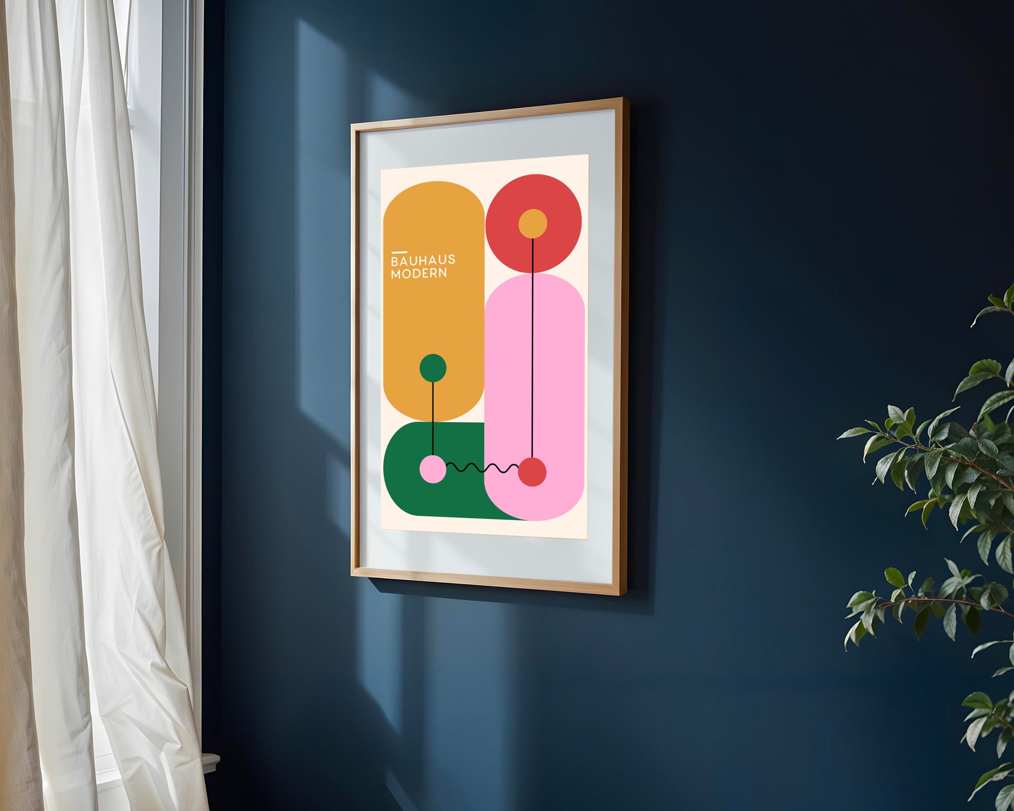 Bauhaus Moderno | Cuadro decorativo de Monkey Canvas
