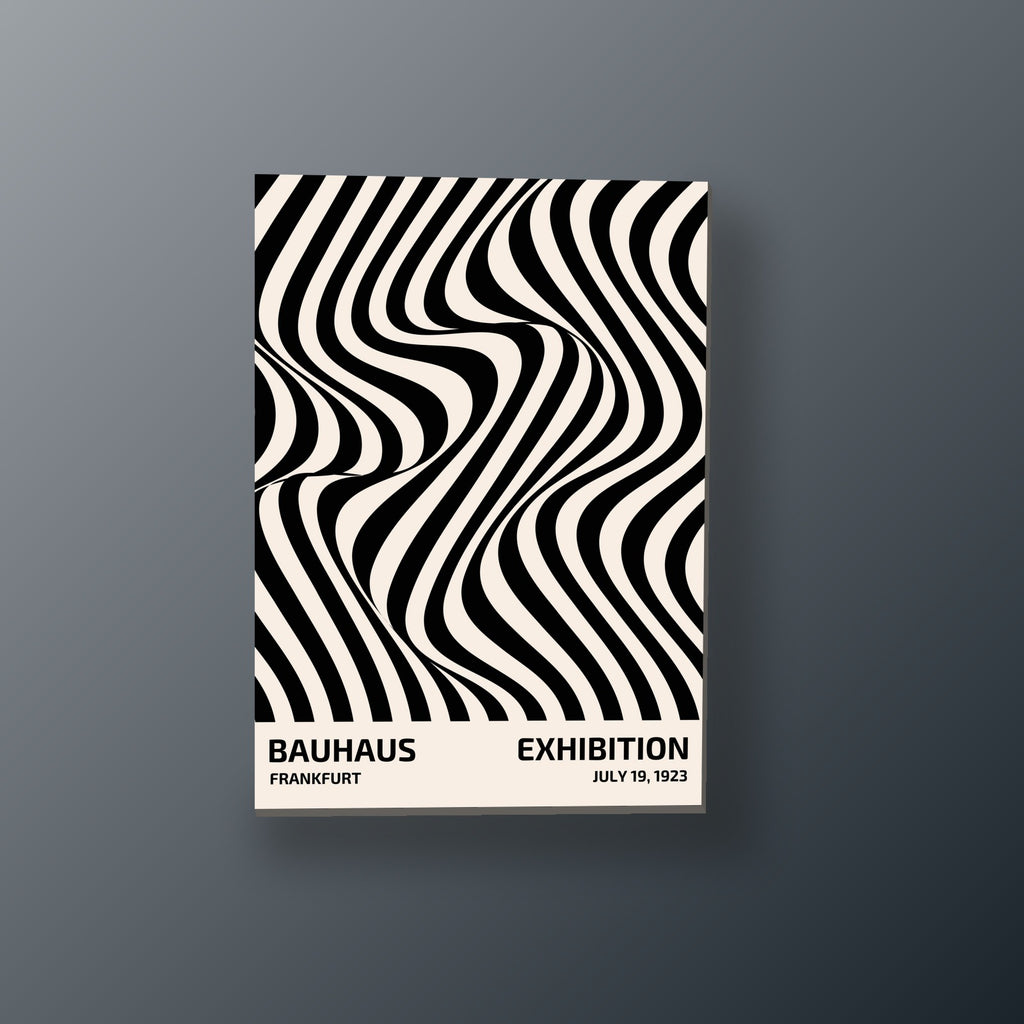 Ondas Bauhaus | Cuadro decorativo de Monkey Canvas