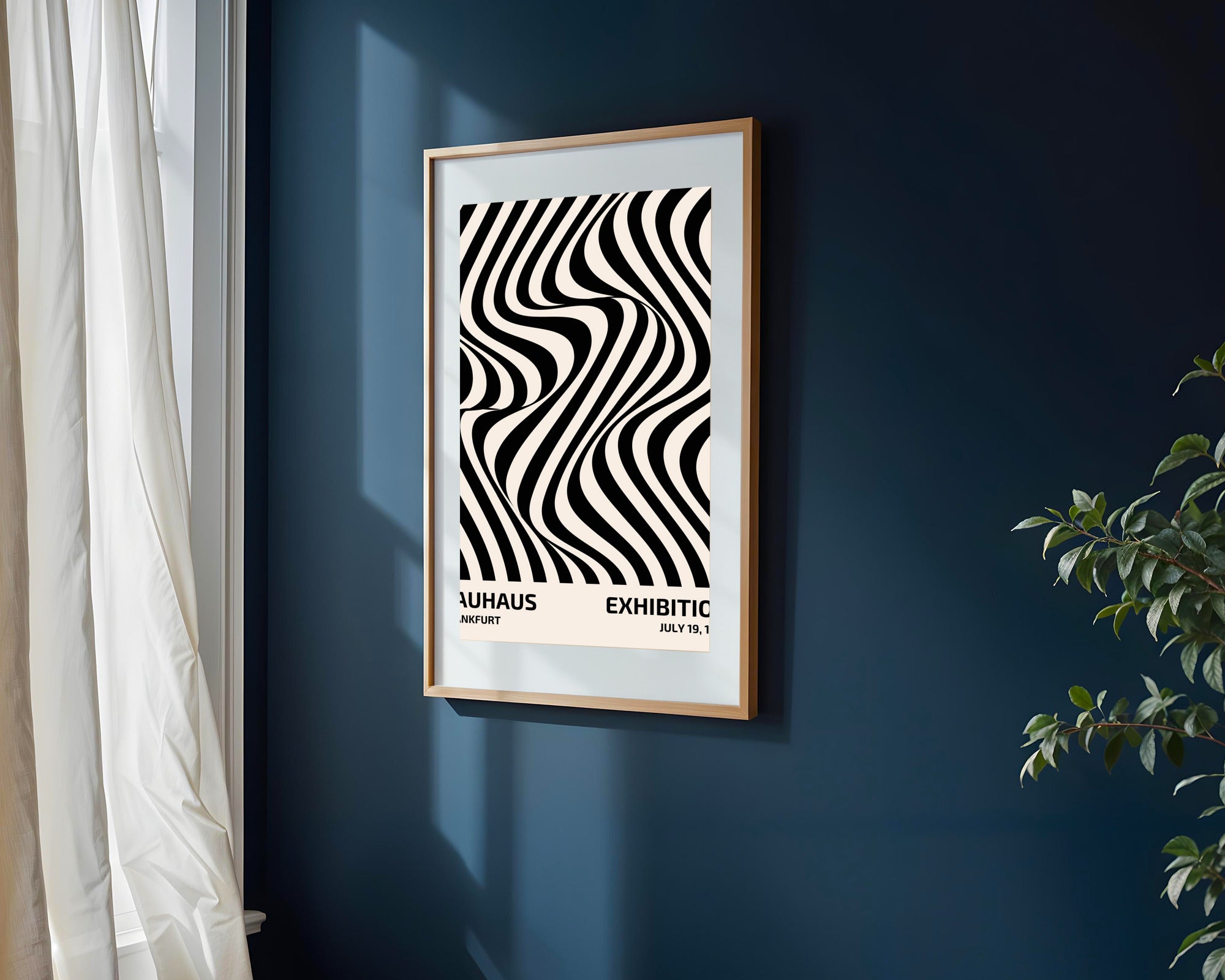Ondas Bauhaus | Cuadro decorativo de Monkey Canvas
