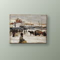 Puerto de Invierno | Cuadro decorativo de Monkey Canvas