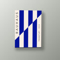 Rayas Azules Bauhaus | Cuadro decorativo de Monkey Canvas