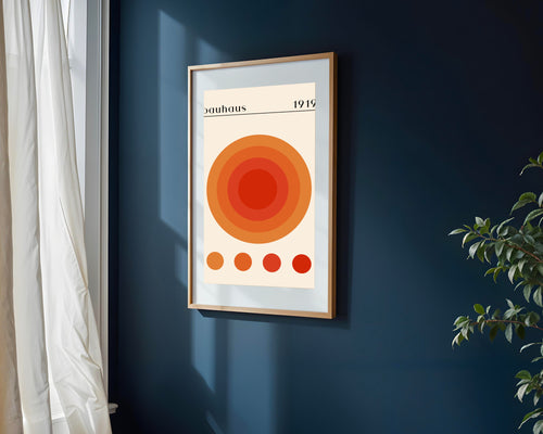 Atardecer Concéntrico | Cuadro decorativo de Monkey Canvas