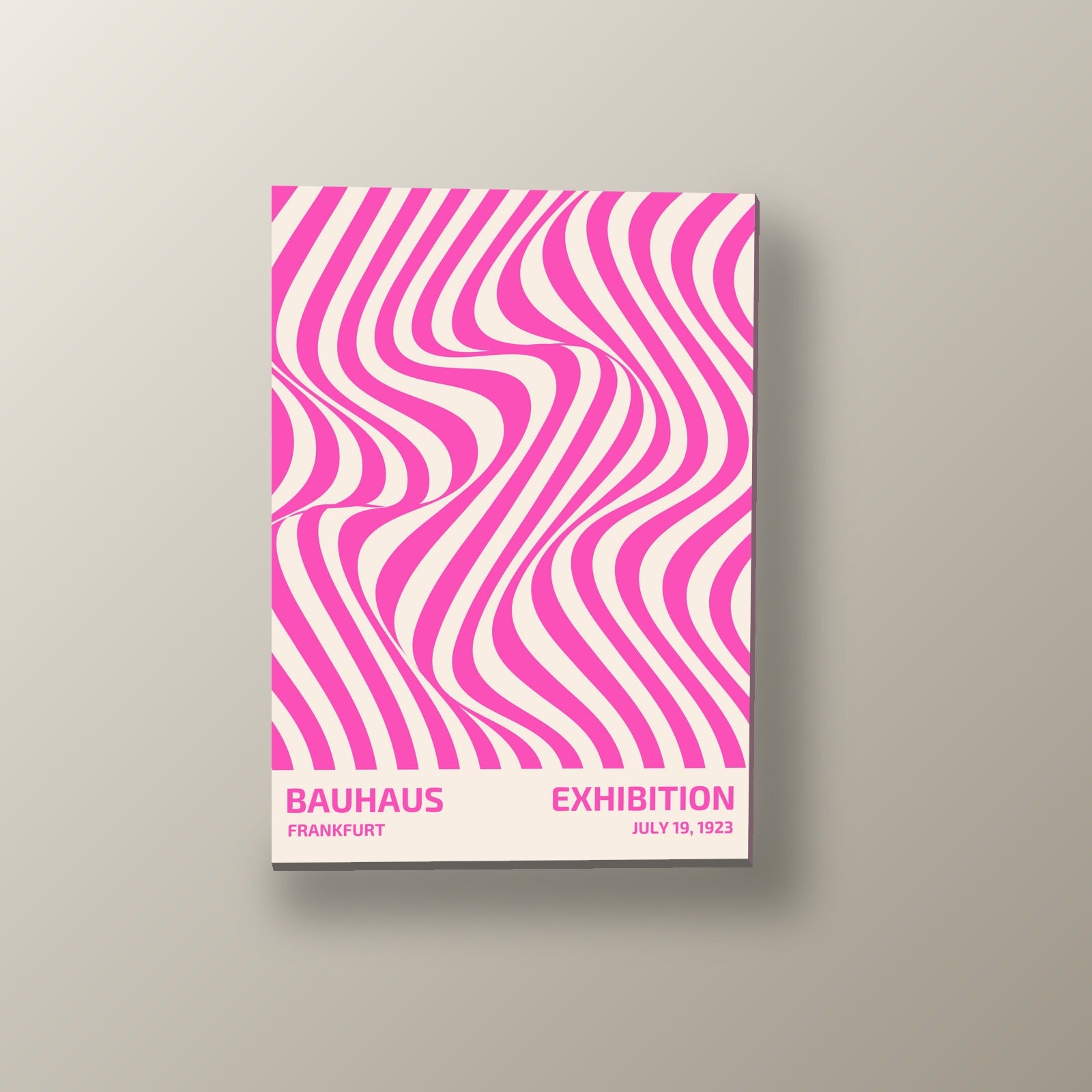 Ondas Fucsia | Cuadro decorativo de Monkey Canvas